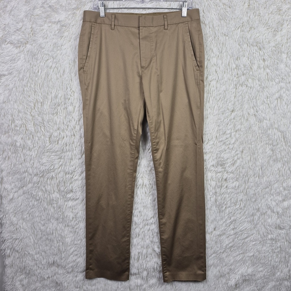 Bonobos Pants Mens 33x32 Tan Thursday Weekday Warrior Tailored Fit Chino Slacks